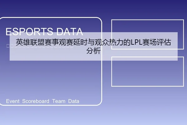 英雄联盟赛事观赛延时与观众热力的LPL赛场评估分析